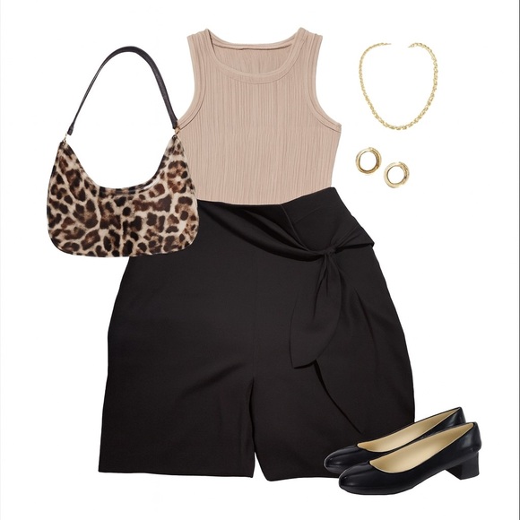 ODDY Pants - Oddy Wide Leg Pants 1XL Black Tie Waist Comfy Boho Summer NWOT Plus